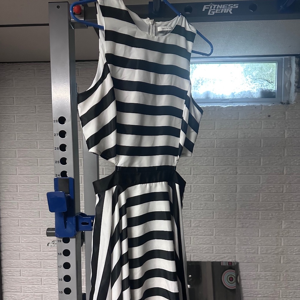 Midi Dress with side cut outs